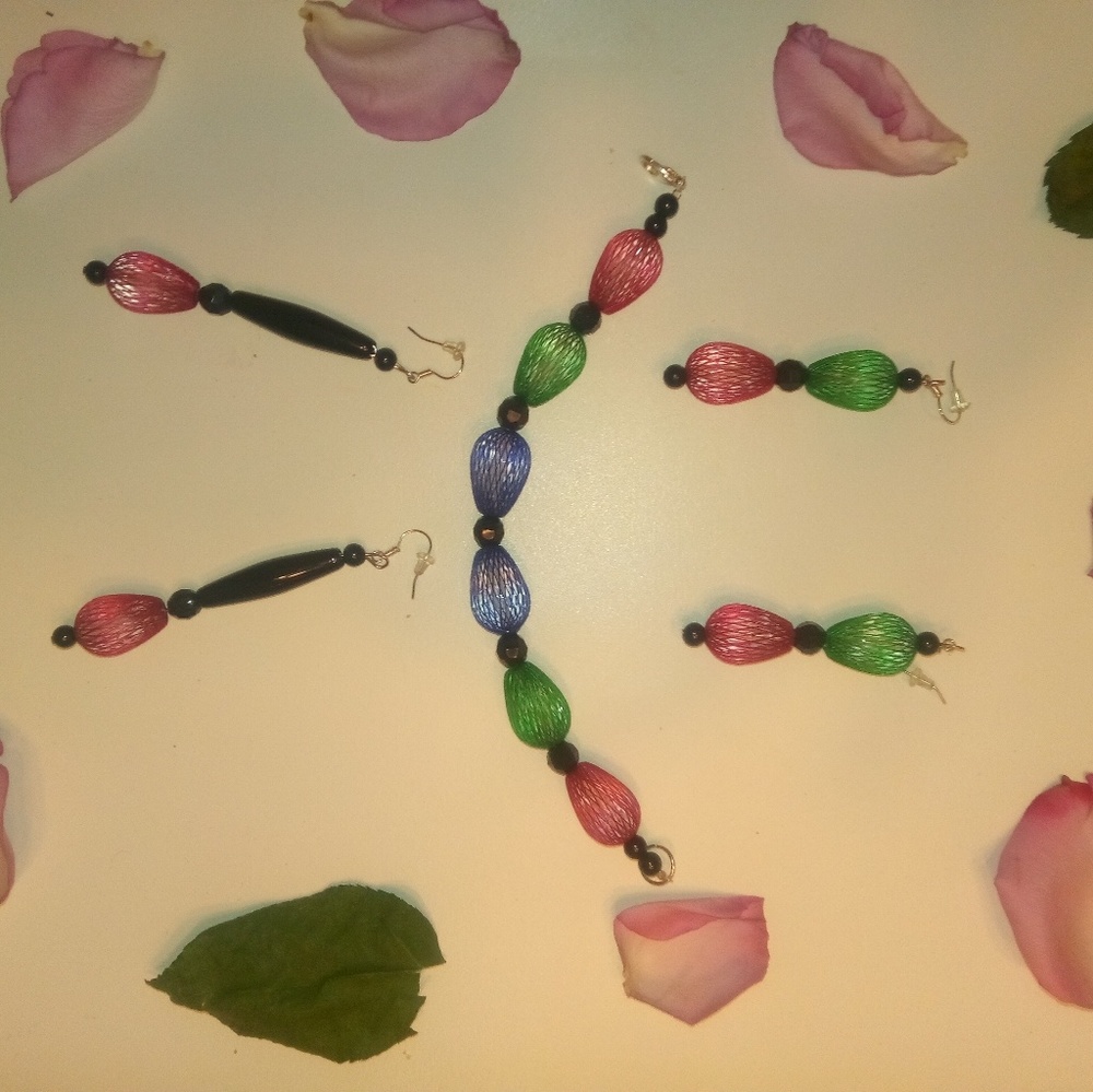 3pc NEW One of a kind Handcrafted Jewelry Set